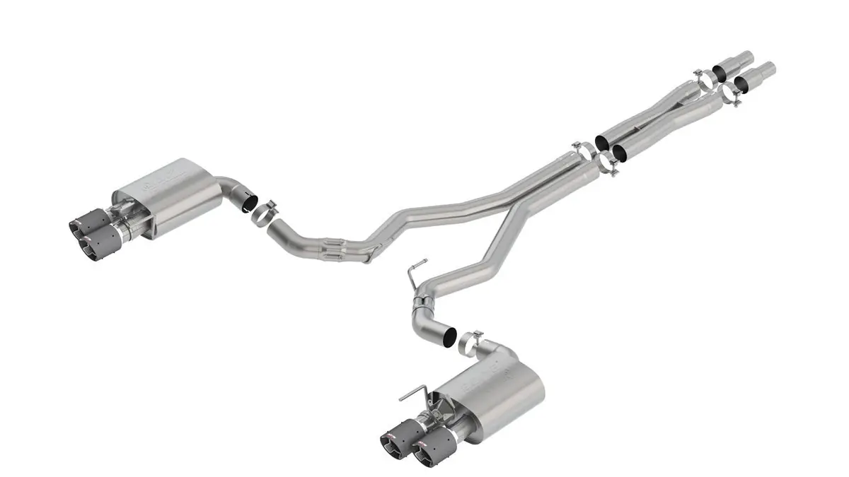 Borla Atak Cat-Back Exhaust System With Active Valves – 3-Inch Diameter For 2018 Ford Mustang Gt 5.0L 1