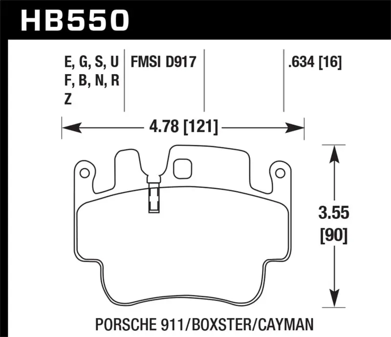 Hawk Performance Ceramic Brake Pads – Street-Oriented Friction Compound 1