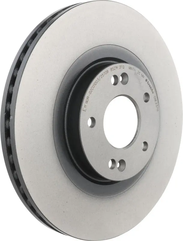 Brembo Grooved & Uv-Coated Front Brake Rotors – For 2015–2018 Porsche Macan 1