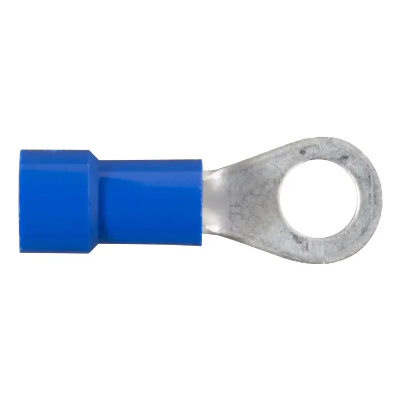Curt 100-Pack Ring Terminals – 16–14 Awg Wire, 10-Stud Size 1