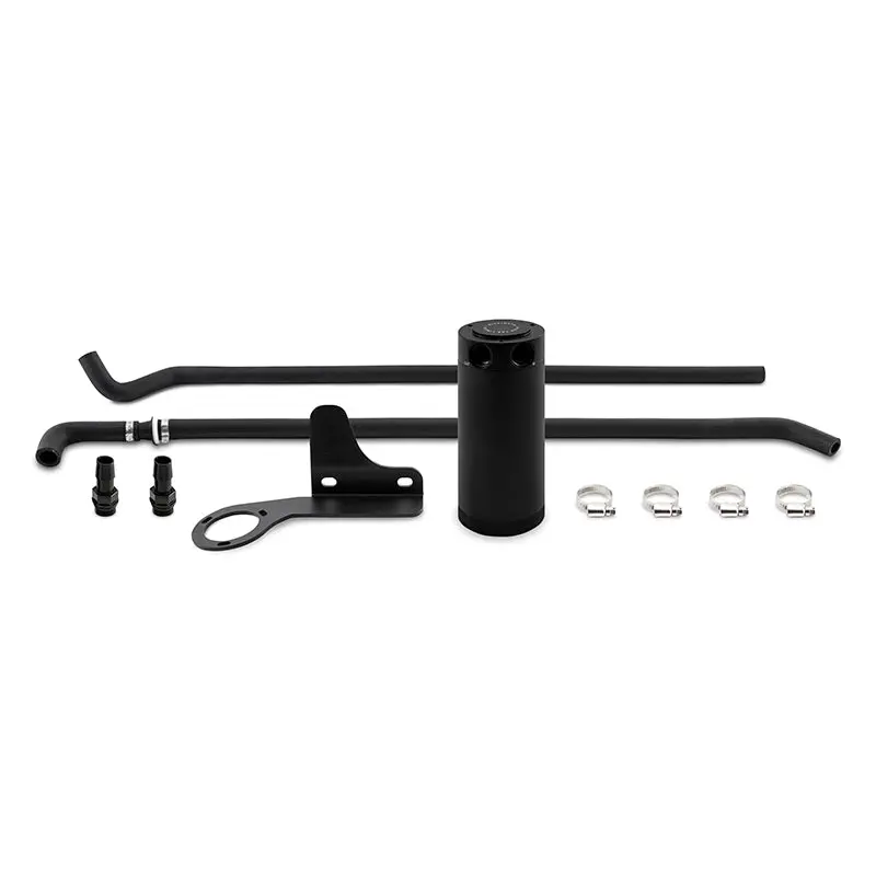Mishimoto Baffled Oil Catch Can Kit For 2007–2013 Mazda Mazdaspeed3 – Black, Pcv-Side Mount 1