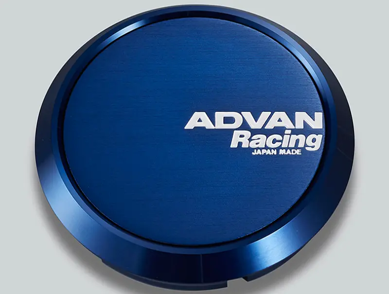 Advan 73Mm Flat Center Cap – Blue Anodized Finish 1