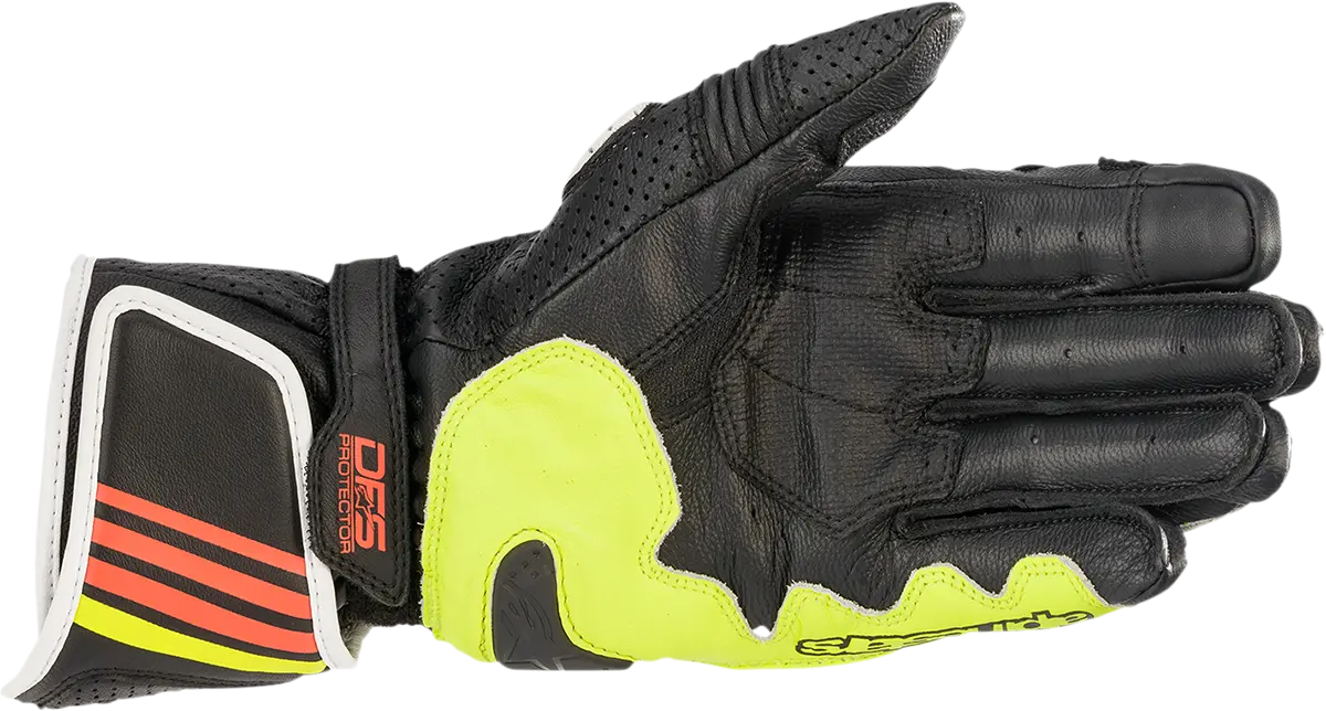 Alpinestars Gp Plus R V2 Racing Gloves – Gray/Black/Yellow/Red, Size Large (3556520-9135-L) 1