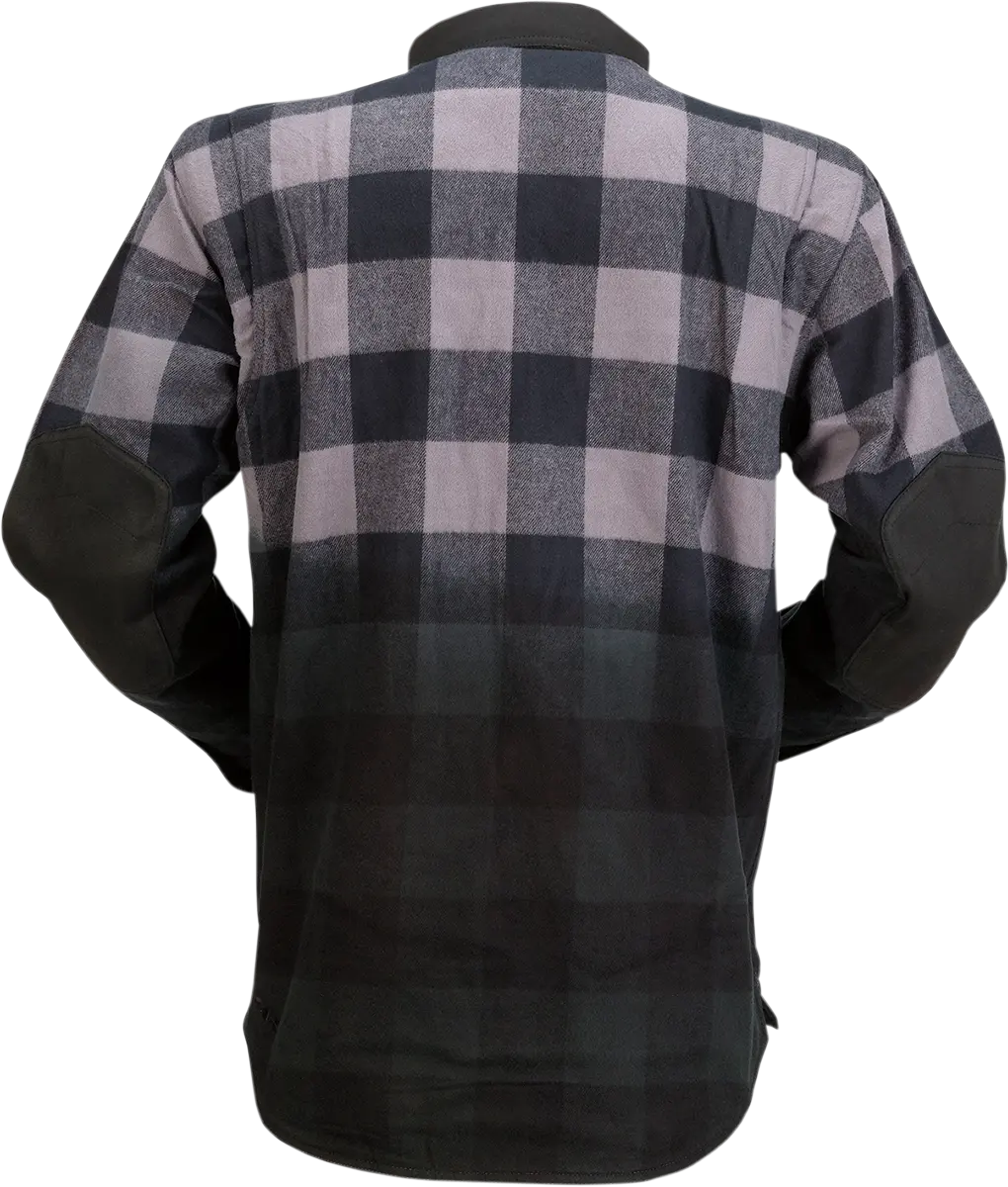 Z1R Duke Ombre Flannel Shirt – Gray/Black, Size 2Xl (Style 2840-0161) 2