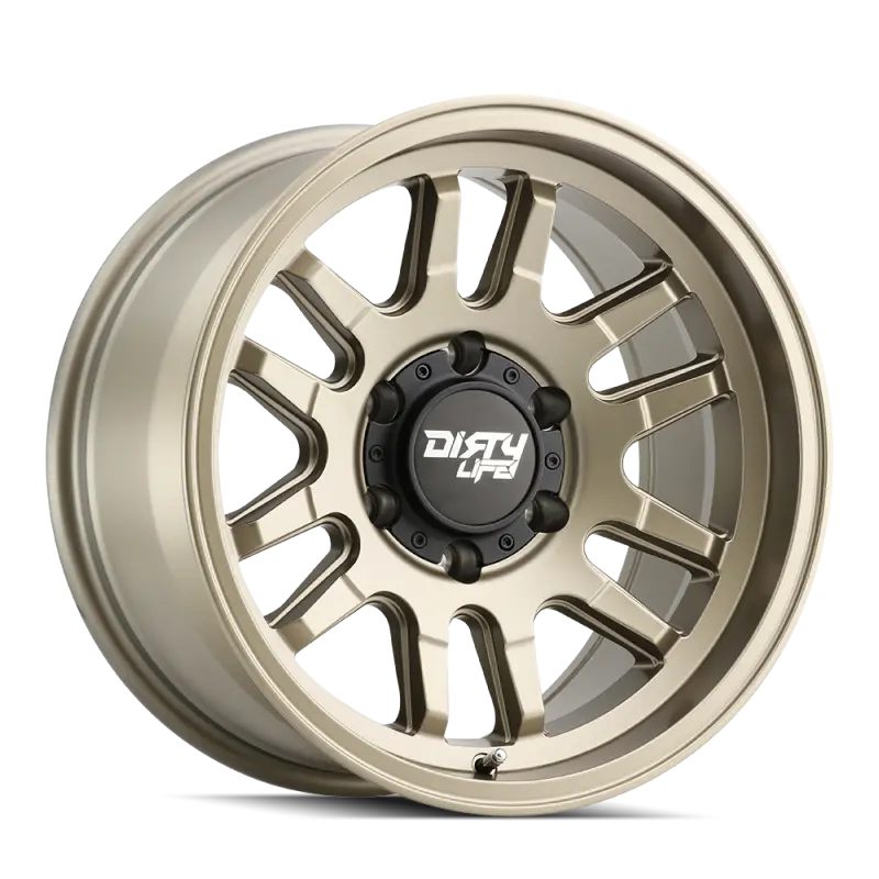 Dirty Life 9310 Canyon 17X9 / 6X139.7 Bp / 0Mm Offset / 106Mm Hub Satin Gold Wheel 1