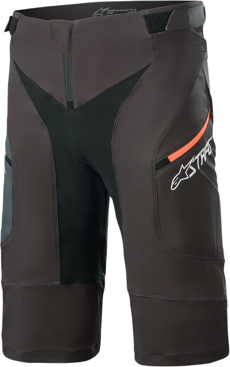 Alpinestars Drop 8.0 Motocross Shorts – Black/Coral, Size Us 34 (Model 1726621-1793-34) 1
