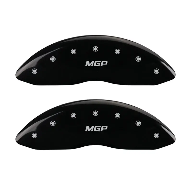 Mgp 4 Caliper Covers Engraved Front & Rear Mgp Black Finish Silver Ch 1