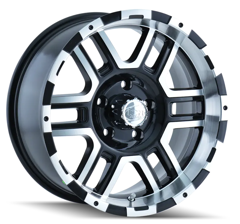 Ion Type 179 17X8 / 8X170 Bp / 10Mm Offset / 130.8Mm Hub Black/Machined Wheel 1