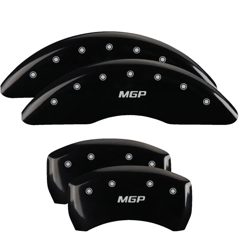 Mgp Engraved Caliper Covers For 2016 Mercedes-Benz Sl550 – Black Finish With Silver Chrome Accents 1