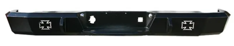 Iron Cross Heavy-Duty Rear Bumper For 1999–2016 Ford F-250/F-350/F-450 Super Duty – Matte Black, Sensor-Ready Base Model 1