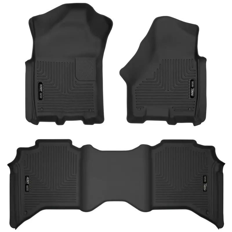 Husky Liners X-Act Contour Floor Mats For 2019–2020 Ram 2500/3500 Crew Cab – Front & Second Row 1