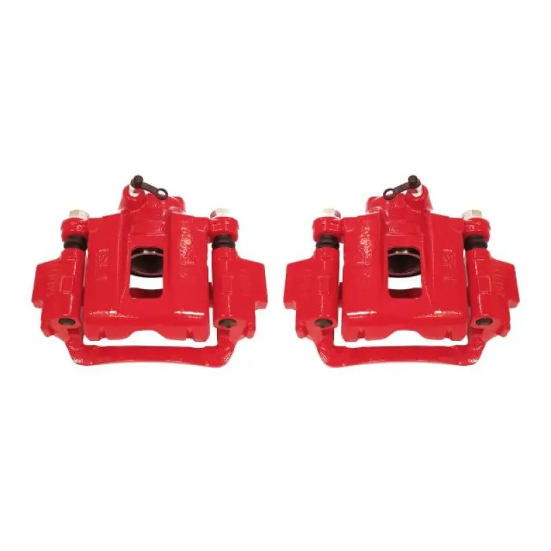 Power Stop Red Caliper Kit With Brackets For Rear Axle Of 2003–2009 Toyota 4Runner 1