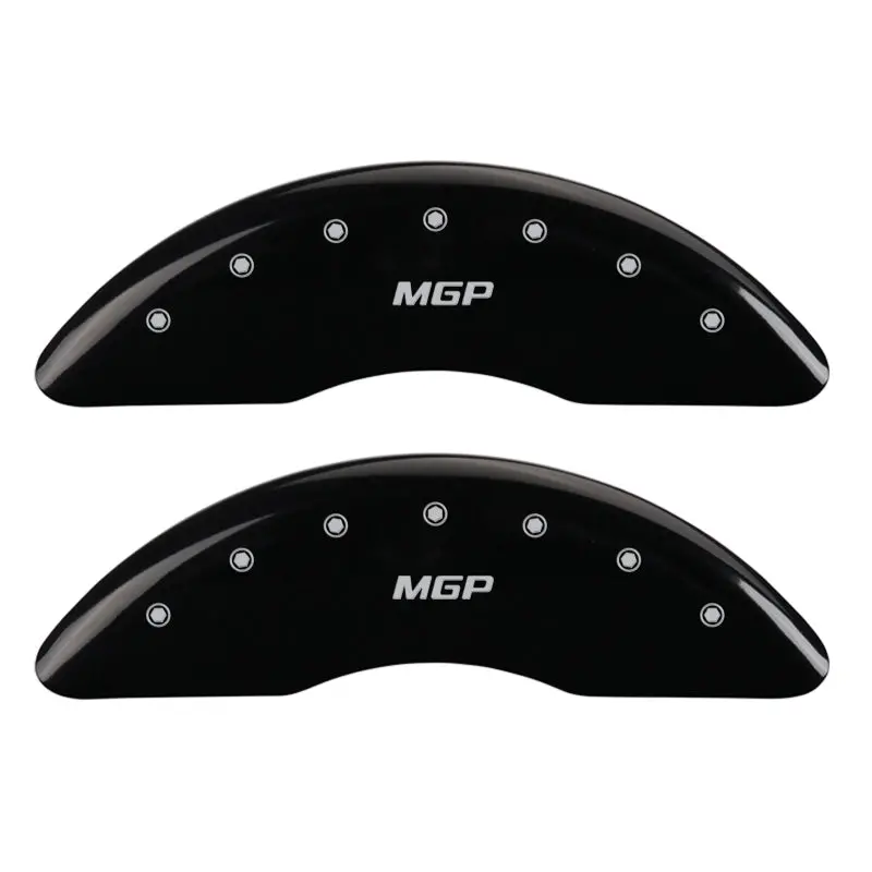 Mgp Engraved Brake Caliper Covers — Front & Rear — For 2016 Buick Regal (Black Finish With Silver Highlight) 1