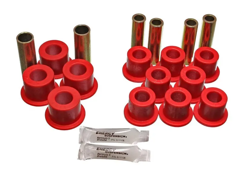 Energy Suspension Red Front Leaf Spring Bushing Kit For 1986–1997 Nissan 720/Hardbody 4Wd 1