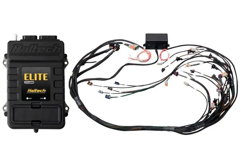Haltech Elite 2500 Ecu Kit With Terminated Harness For Gm Gen Iv Lsx Engines (Ls2/Ls3, Non-Dbw), Featuring Ev1 Injector Connectors 1