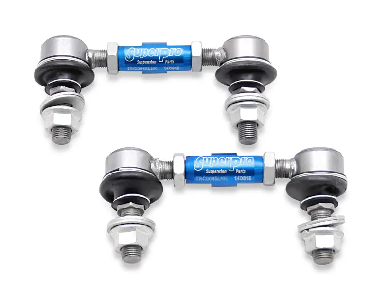 Superpro Heavy-Duty Front Adjustable End Link Kit For 1997 Chevrolet Corvette (12Mm Studs, 100–120Mm Adjustable Length) 1