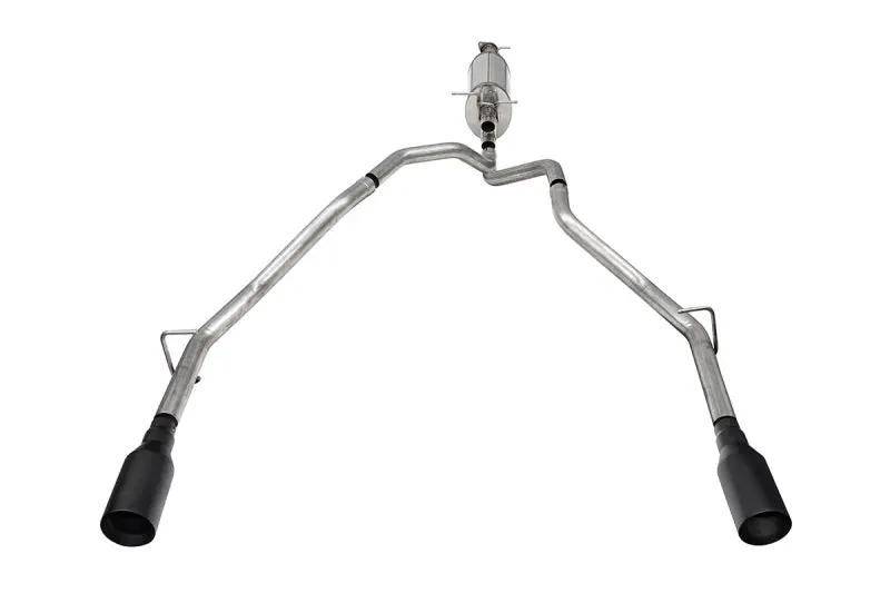Corsa Sport Cat-Back Exhaust System For 2025–2026 Ram – 2.5" Stainless Steel, Dual Rear Exit, 5" Black Tips 1