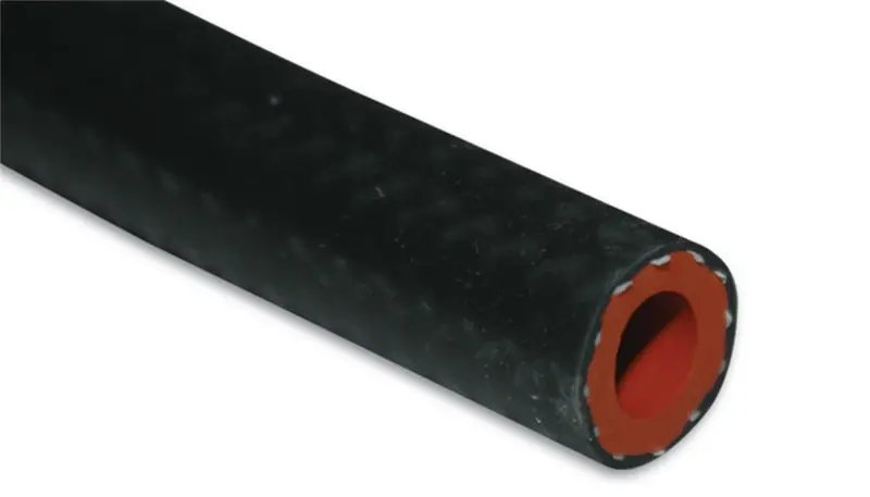 Vibrant Reinforced Silicone Heater Hose – 5/8" I.D., 2 Foot Length, Black 1