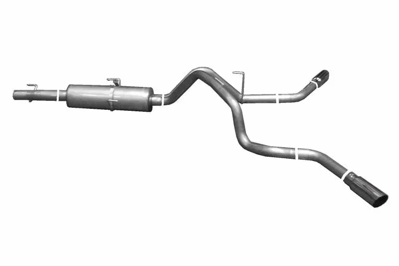 Gibson Aluminized Dual Exhaust System – Cat-Back, 2.5-Inch, For 2004–2005 Dodge Ram 1500 Slt 5.7L 1