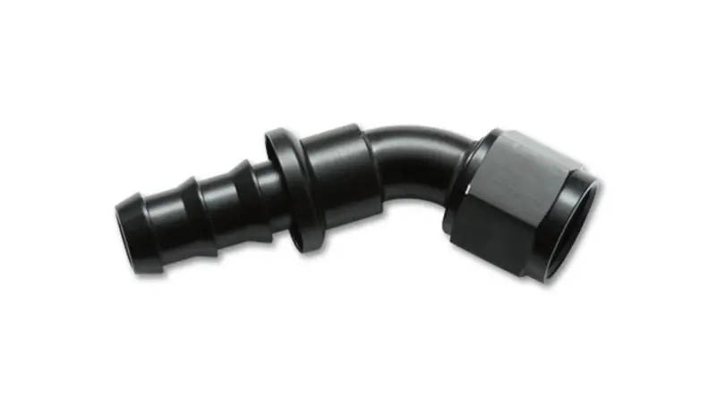 Vibrant Aluminum -12An 45-Degree Push-On Hose Fitting 1