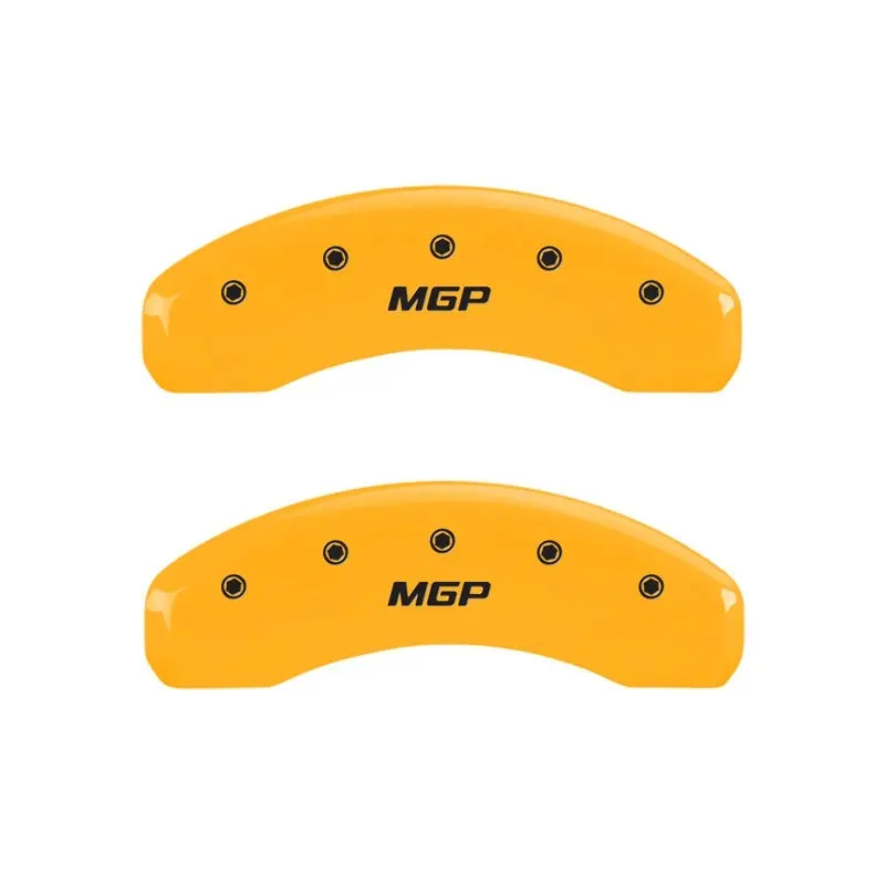 Mgp Engraved Rear Caliper Covers – Yellow Finish With Black Accent For Honda 1