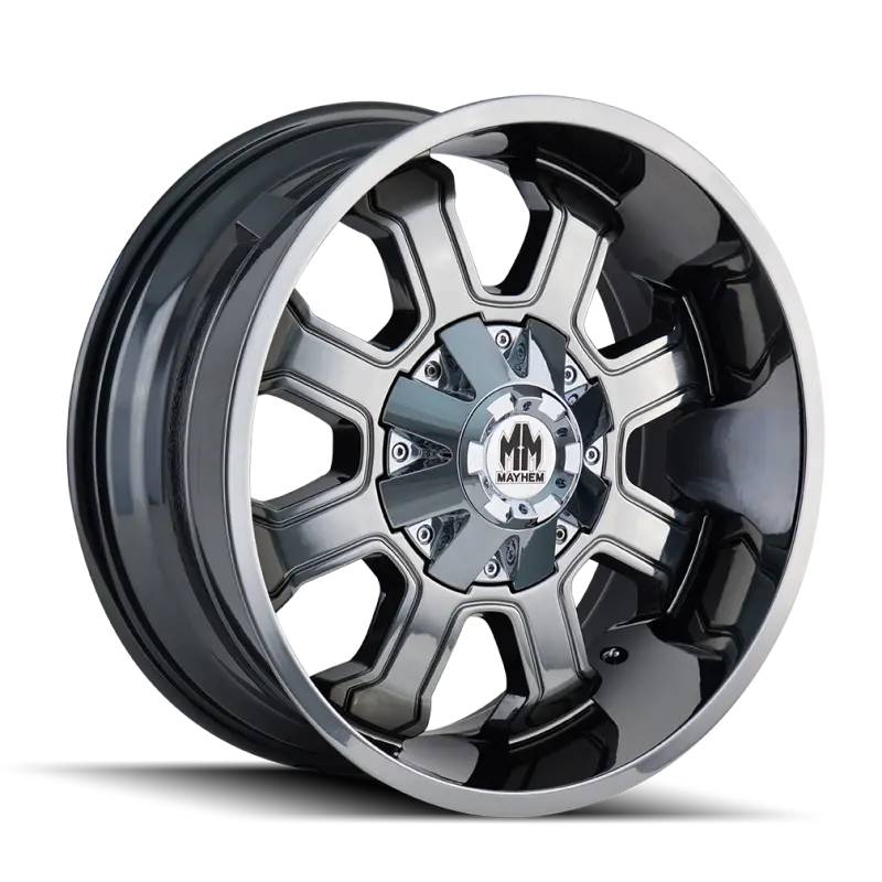 Mayhem Fierce Chrome Wheel – 20X10", 5X127 Bolt Pattern, -19Mm Offset, 87Mm Hub Bore 1