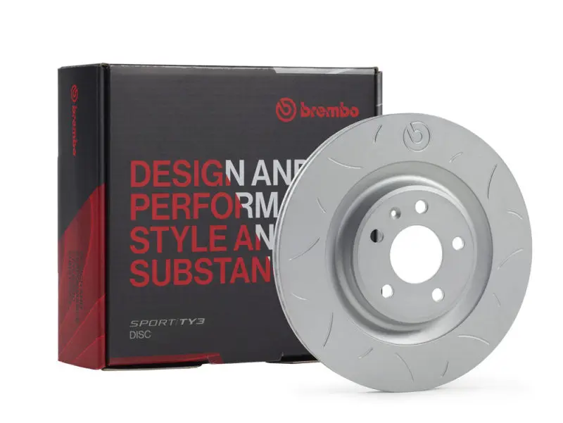 Brembo Ty3 Sport Front Brake Rotors For 2007–2014 Subaru Wrx & 2011 Wrx Sti (326×30Mm) 1