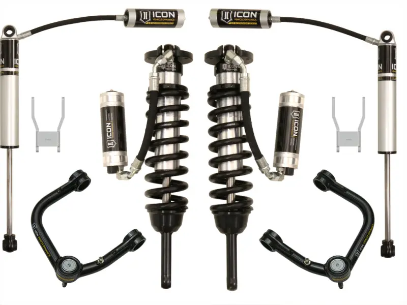 Icon Stage 5 Suspension System For 2005–2011 Toyota Hilux – Adjustable 0–3" Lift With Tubular Upper Control Arms 1