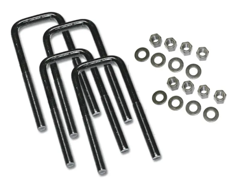 Superlift U-Bolt 4 Pack 9/16X2-1/2X7 Square W/ Hardware 1