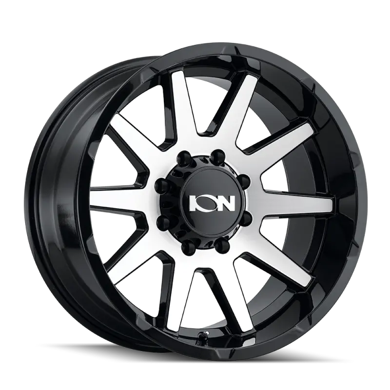 Ion Type 143 Black/Machined Wheel – 17X9", 6X139.7, -12Mm Offset, 106Mm Hub Bore 1