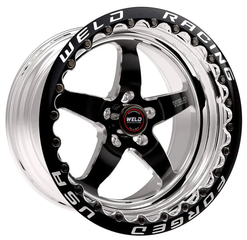 Weld S71 Single Beadlock Off-Road Wheel – 17×11 Inches, 5×4.75 Bolt Pattern, 7.7-Inch Backspace, Black Finish 1