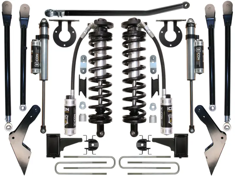 Icon Stage 4 Coilover Conversion System For 2008–2010 Ford F-250/F-350 – 4–5.5" Lift 1