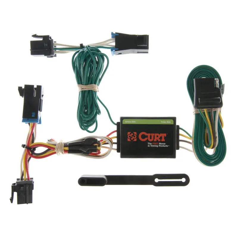 Curt 00-02 Gmc Savana 2500 Custom Wiring Harness (4-Way Flat Output) 1