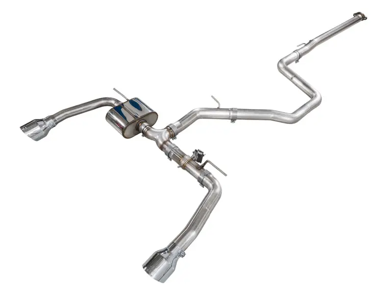 Awe Tuning 22-26 Hyundai Elantra N Switchpath Cat-Back Exhaust - Chrome Silver Tips 1