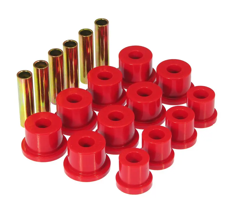 Prothane Red Rear Spring And Shackle Bushing Kit – Fits 1981–1987 Gm K30 Trucks (1.375″ Od Frame Bushings) 1