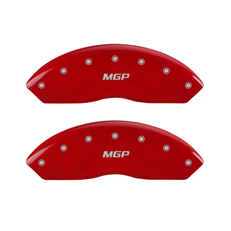 Mgp 4 Caliper Covers Engraved Front & Rear Mgp Red Finish Silver Characters 2019 Toyota 86 1