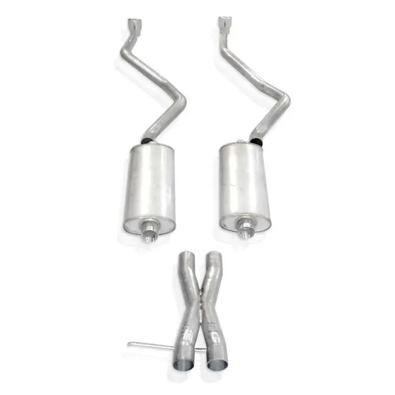 Stainless Works 2.5-Inch Chambered Exhaust System With X-Pipe & Tips For 2007–2014 Chevy Tahoe & Gmc Yukon Lt 1
