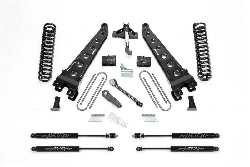 Fabtech 08-16 Ford F350/450 4Wd 8 Lug 6In Radius Arm System W/Stealth Shocks 1