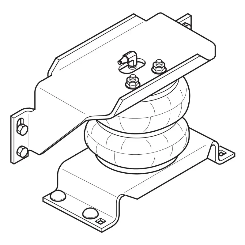 Firestone Ride-Rite Air Helper Spring Kit Front 07-17 Dodge Ram 3500Hd Cab 2Wd/4Wd (W217602478) 1