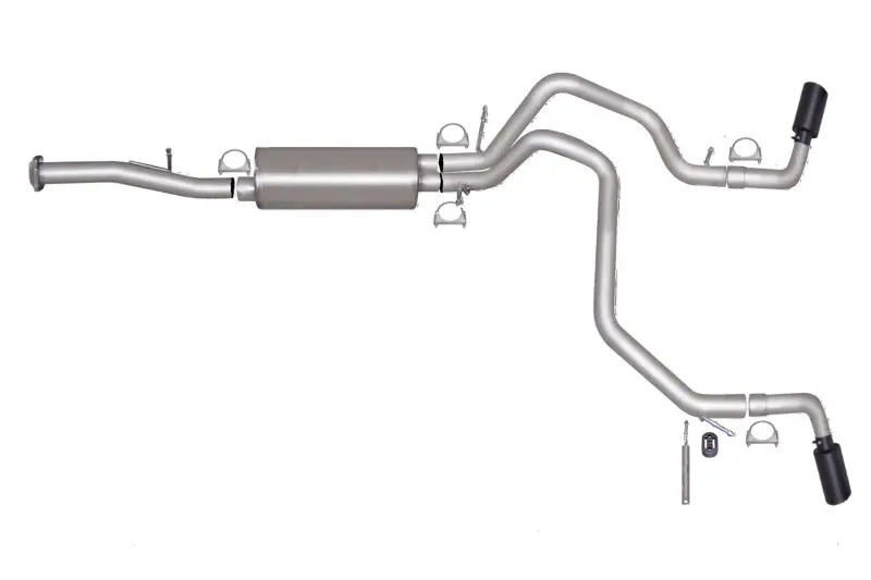 Gibson Cat-Back Dual Exhaust System – Black Elite Finish For 2007–2012 Chevrolet Avalanche 5.3L Ls 1