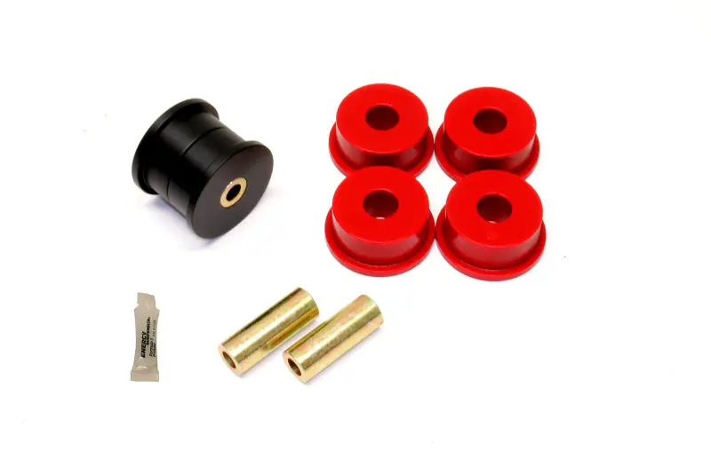 Bmr Polyurethane And Delrin Differential Mount Bushing Kit For 2012–2015 Chevrolet Camaro (5Th Gen) – Black & Red 1