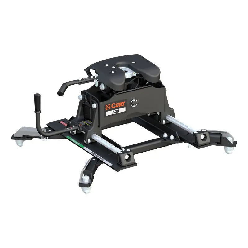 Curt A20 5Th Wheel Hitch With Roller And Ram Puck System Adapter 1