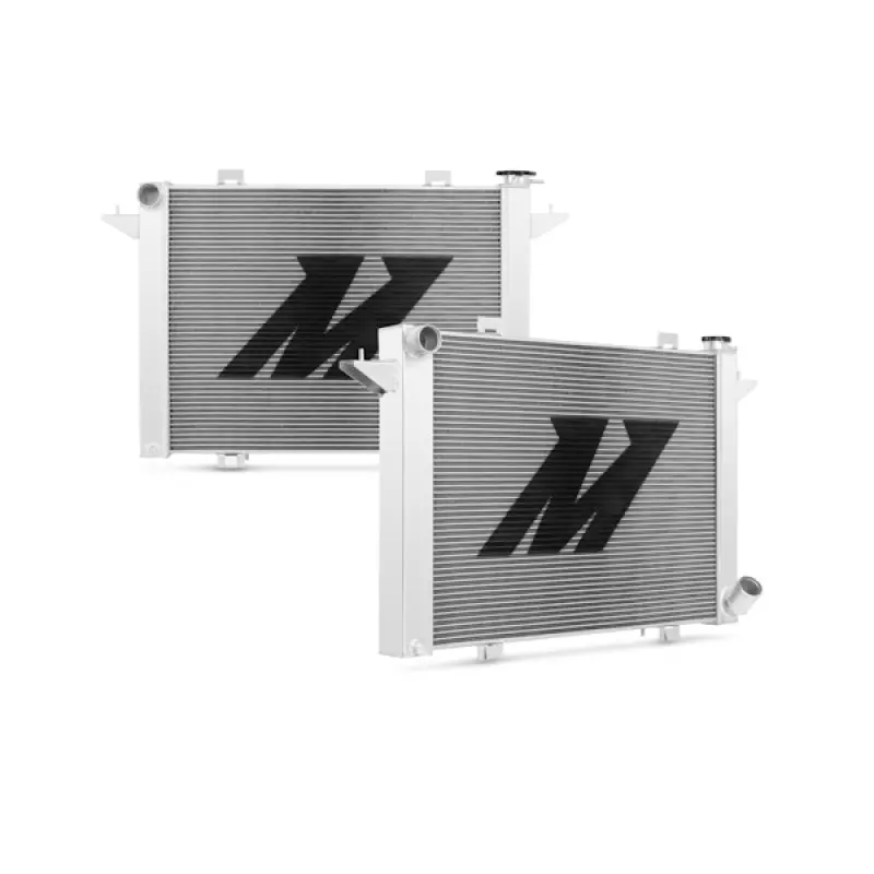 Mishimoto 90-93 Dodge Ram W/ 5.9L Cummins Engine Polished Aluminum Performance Radiator 1