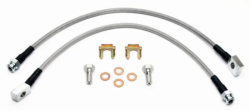 Wilwood Flexline Brake Hose Kit For 1997–2003 Corvette (Oem Front Caliper Fit) 1