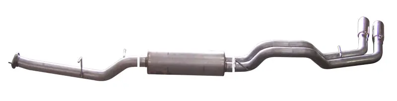 Gibson Stainless Steel Cat-Back Dual Sport Exhaust For 2007–2010 Chevrolet Silverado 2500 Hd Lt 6.0L 1
