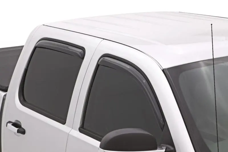 Lund Elite Ventvisor Window Deflectors – Smoke Tinted, 4-Piece Set For 2007–2017 Toyota Tundra Double Cab 1