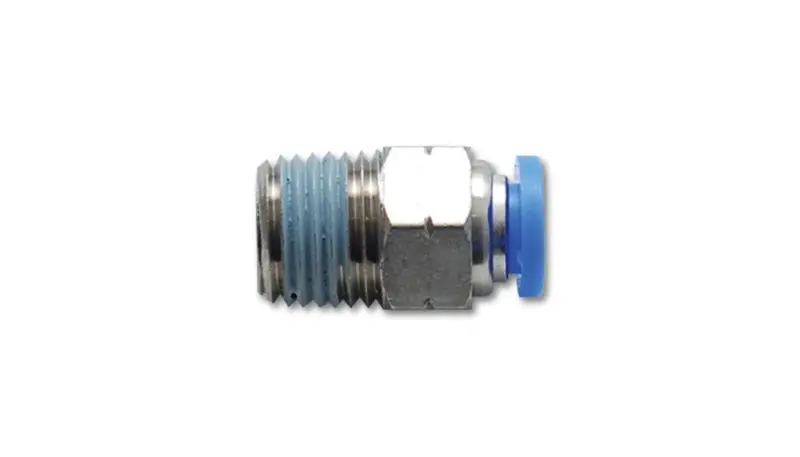 Vibrant 1/8" Npt Male Straight Pneumatic Vacuum Fitting – Compatible With 1/4" (6Mm) Od Tubing 1