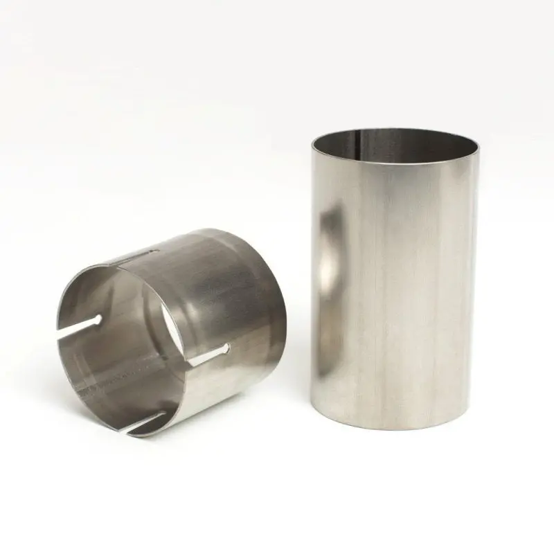 Ticon Industries Male / Female 4.0In Titanium Slip Fit Connector Set 1