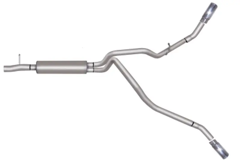 Gibson Dual Exhaust System For 2017–2018 Ford F-250 Super Duty Xlt (6.2L) – 2.5" Cat-Back, Stainless Steel 1