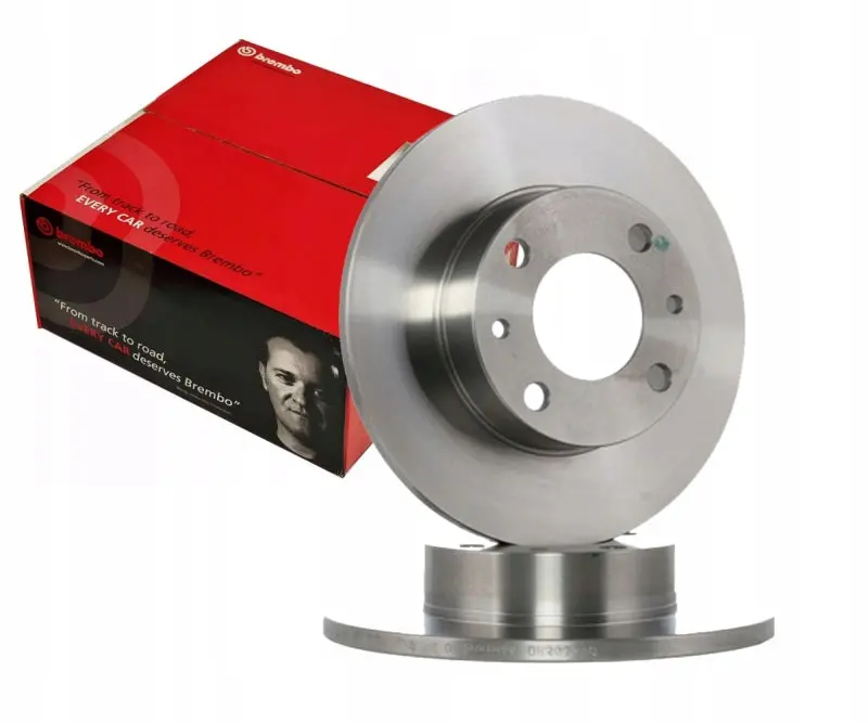 Brembo Premium Rear Brake Rotors – Uv-Coated Oe Replacement For Lexus Es300H (2019–2020), Toyota C-Hr (2018–2020), And Rav4 (2019–2020) 1